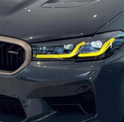 CHINA MODUŁY CSL ŻÓŁTE DRL BMW 5 Series G30 G38 2021-2024 KOMPLET PRAWA LEWA Модулі csl жовтий drl bmw 5 серії g30 g38 2021-2024 ефект жовтий plug&play