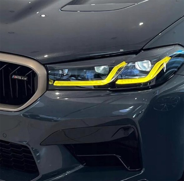 CHINA MODUŁY CSL ŻÓŁTE DRL BMW 5 Series G30 G38 2021-2024 KOMPLET PRAWA LEWA Модулі csl жовтий drl bmw 5 серії g30 g38 2021-2024 ефект жовтий plug&amp;play