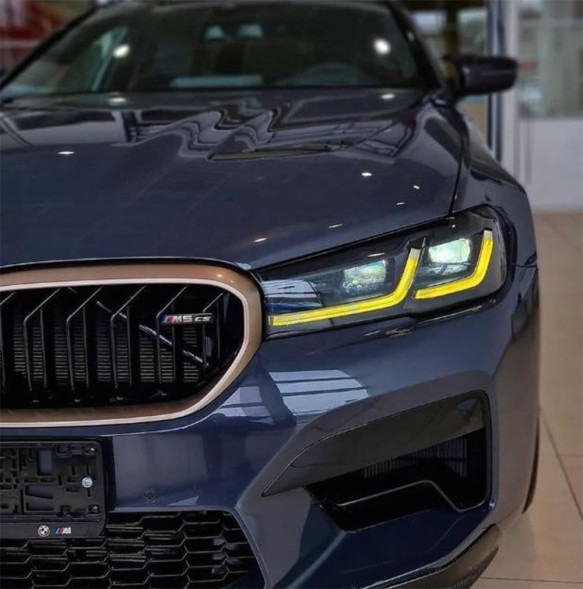 CHINA MODUŁY CSL ŻÓŁTE DRL BMW 5 Series G30 G38 2021-2024 KOMPLET PRAWA LEWA Модулі csl жовтий drl bmw 5 серії g30 g38 2021-2024 ефект жовтий plug&amp;play