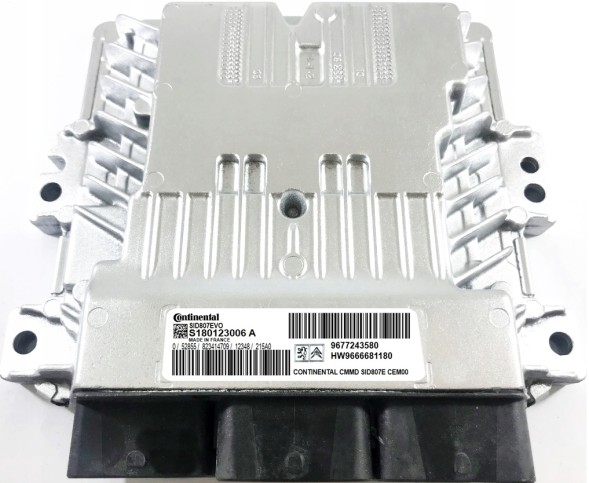 Ford OE 9677243580 S180123006A 9666681180 Блок керування двигуном (ECU) PEUGEOT 1.6 SID807EVO 9666681180 S180123006A