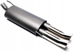 TA-Technix EVOG3ED76_3 Спортивний глушник вихлопу 2x76мм DTM TA TECHNIX для VW GOLF IV Cabriolet (1E7)