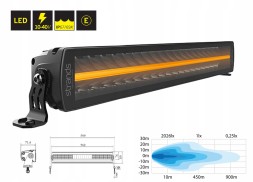 Strands 5906573148826 Робоча лампа LED панель BAR галоген STRANDS SIBERIA DR 22" 6316lm 91W