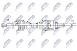 NTY NPW-RE-171 Nty npw-re-171 привідна піввісь