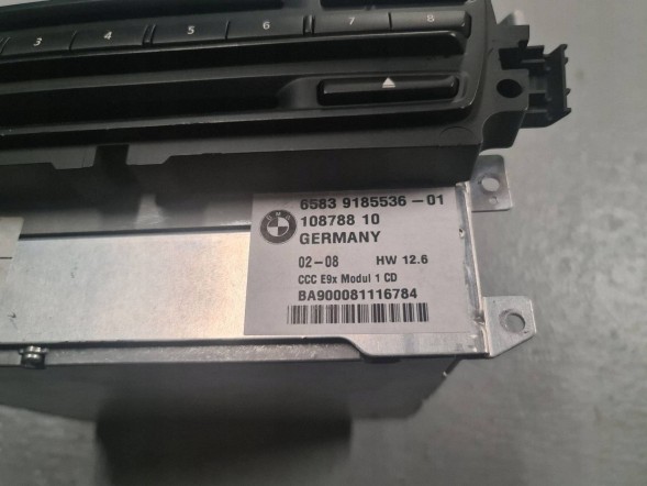 BMW OE MRKAAA BMW E90 E91 E92 E93 RADIO CZYTNIK NAVI 9185536 BMW E90 E91 E92 E93 РАДІО ПРИСТРІЙ НАВІГАЦІЯ 9185536