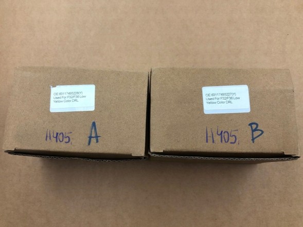 ВОЛЛЕР H.169/405/A.+H.169/405/B. Перетворювачі ламп жовті світлодіодні кільця drl 7493227 7493228 для bmw 3 f80 m3 lci