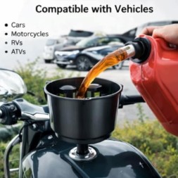 AD BRAKE B0DPLG7VD7 ЛІЙКА ДЛЯ ПАЛИВА З ФІЛЬТРОМ ДЛЯ АВТОМОБІЛЯ, МОТОЦИКЛА, ПРОПУСКНА ЗДАТНІСТЬ 12 ГАЛОНІВ