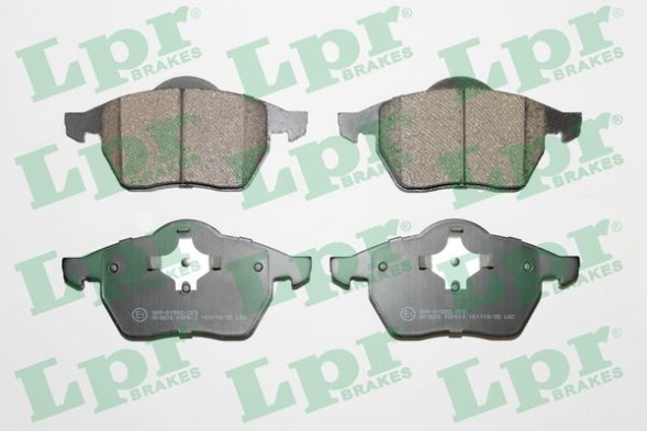 05P612 LPR Комплект гальмівних колодок з 4 шт дисків