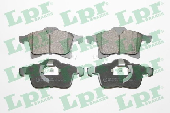 05P1197 LPR Комплект гальмівних колодок з 4 шт дисків