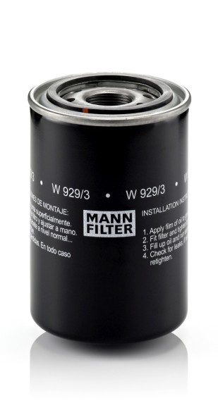 W 929 3 MANN FILTER Фільтр оливи РОЗПРОДАЖ