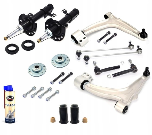 Sunrich SO.15-VEC-SET.K4001565K4001567 КОМПЛЕКТ важелів АМОРТИЗАТОРІВ підшипників передній OPEL VECTRA C від 2004 + болти