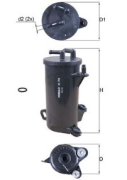 KL764D MAHLE ORIGINAL Фільтр палива