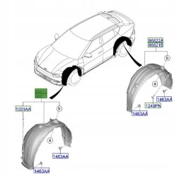 Kia OE 86812-CV000, 86811-CV000 ПЕРЕДНЯ ПЕРЕДНЯ ЛІВА ПРАВА KIA EV6 21-