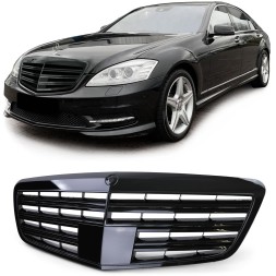 Green Parts GRILL ATRAPA MERCEDES W221 AMG OPTIK 09-13 LIFT BLACK РЕШІТКА РАДІАТОРА MERCEDES W221 AMG OPTIK 09-13 РЕСТАЙЛІНГ