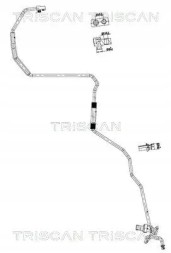 Triscan 9010 69002 Шнур кондиціонування повітря 9010 69002 triscan suzuki