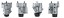 Wabco 9730090100 Керуючий клапан напівпричепа wabco 973 009 010 0