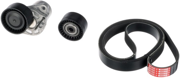 K037PK1685XS GATES Натяг паса з елементами монтажу
