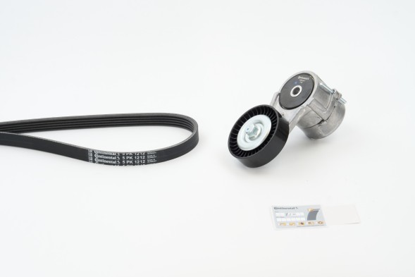 5PK1212K1 CONTINENTAL Натяг паса комплект