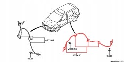 Subaru OE 27540XA02A ДАТЧИК ABS ДАТЧИК ЗАДНИЙ SUBARU TRIBECA 2005-2014 р.в
