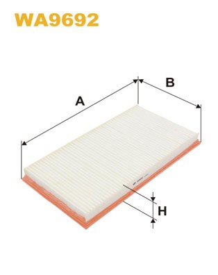 WA9692 WIX FILTERS Фільтр повітряний