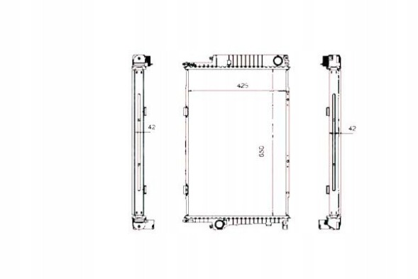 NRF NRF507620/RS1 Кулер двигуна nrf bw2133 drm05056 drm05057 102