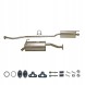 Ferroz Export ZEST.20.084+09.120E Глушники honda civic vii 1.4is/1.6i eu,ep,ev 2001-