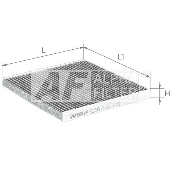 AF5296a ALPHA FILTER Фільтр салону