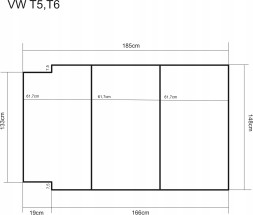 Golden Group 5904533618624 Матрац для автомобіля Golden Group, тверда піна, 185x148x8 см