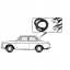 Paruzzi 030309P Ущільнювач заднього скла 'Делюкс' клин Volkswagen Type3 Type 3 TL Sedan