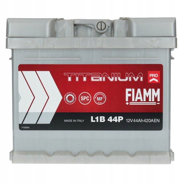 Fiamm L1B44P Акумуляторна батарея fiamm pro 12v 44ah 420а p+ ftp44+n