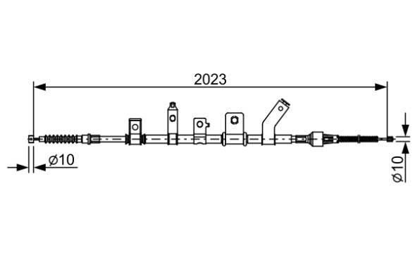1987482515 BOSCH Трос гальма