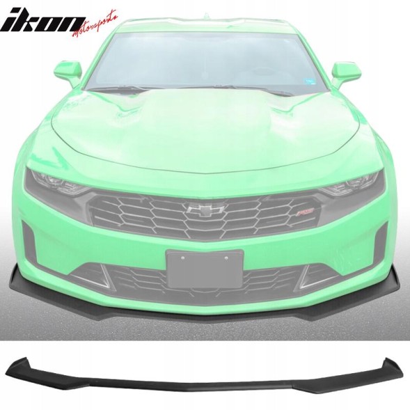 Ikon Motorsports JGD-CM19-CS Спойлер Накладка Бампера 1LE Стиль - Чорний Мат CHEVROLET CAMARO 2016-2023