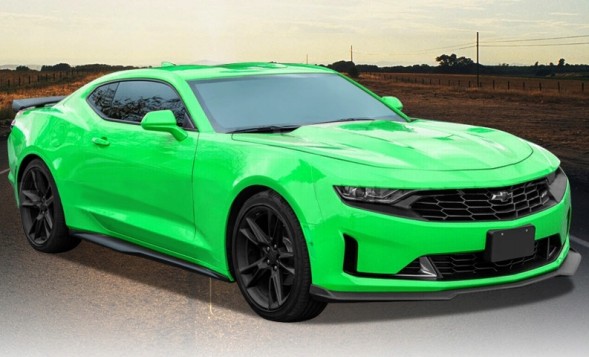 Ikon Motorsports JGD-CM19-CS Спойлер Накладка Бампера 1LE Стиль - Чорний Мат CHEVROLET CAMARO 2016-2023