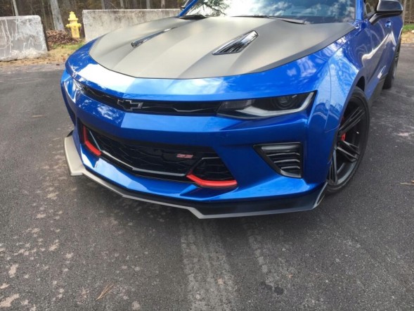 Ikon Motorsports JGD-CM19-CS Спойлер Накладка Бампера 1LE Стиль - Чорний Мат CHEVROLET CAMARO 2016-2023
