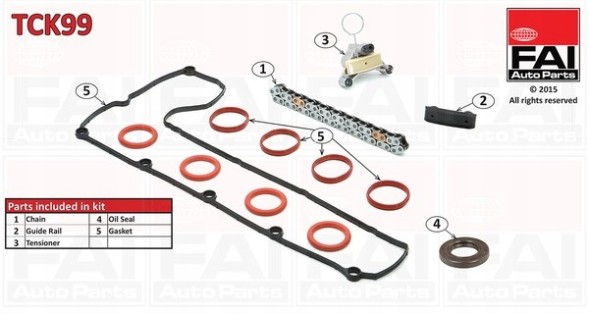 FAI AutoParts TCK99 Набір ланцюга грм citroen ford volvo