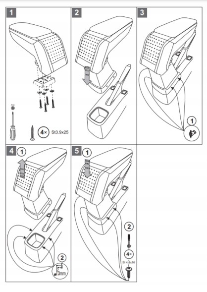 Rati V01664 ПІДЛІКОТНИК SUZUKI SWIFT 2005-2011 ARMSTER S