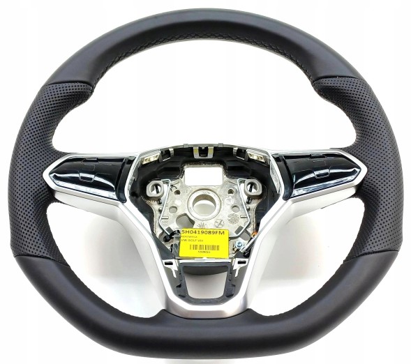 Volkswagen OE 5H0419089FM, DWP511032OE НОВЕ ОРИГІНАЛЬНЕ ШКІРЯНЕ КЕРМО VW GOLF VIII T-ROC R-LINE