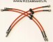 Pizza Brakes Przewody hamulcowe w oplocie MAZDA 3 2.3 MPS TURBO Гальмівні дроти в обплетенні MAZDA 3 2.3 MPS TURBO