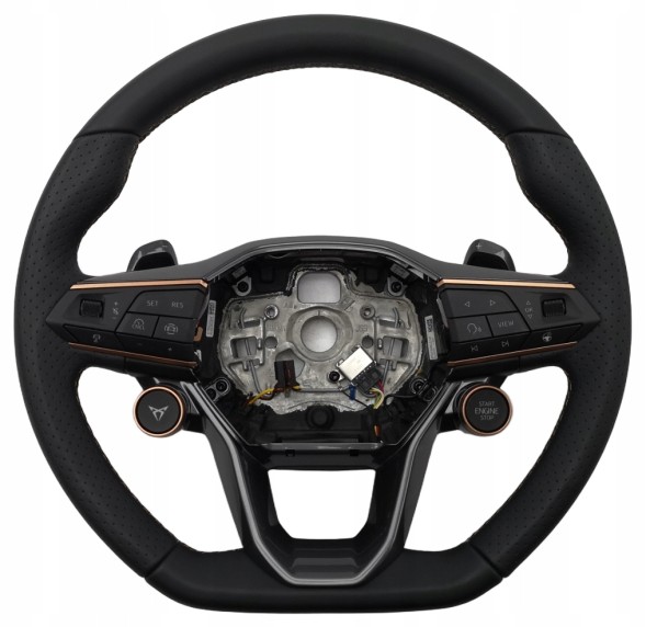 Cupra OE 5FF419091C, DWP542902OE Спортивне шкіряне мультифункціональне кермо Cupra Terramar 5FF419091C