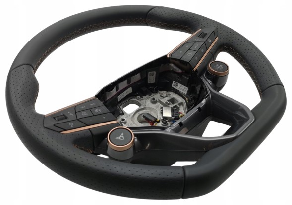 Cupra OE 5FF419091C, DWP542902OE Спортивне шкіряне мультифункціональне кермо Cupra Terramar 5FF419091C