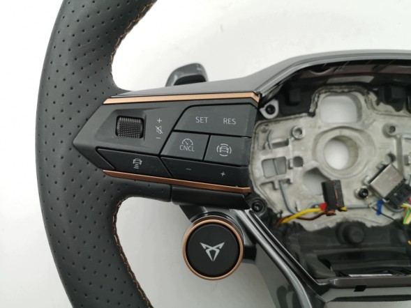 Cupra OE 5FF419091C, DWP542902OE Спортивне шкіряне мультифункціональне кермо Cupra Terramar 5FF419091C