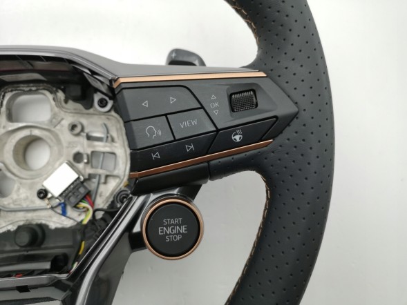 Cupra OE 5FF419091C, DWP542902OE Спортивне шкіряне мультифункціональне кермо Cupra Terramar 5FF419091C