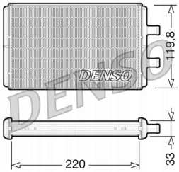 Denso DRR12007 Denso drr12007 нагрівач / теплообмінник