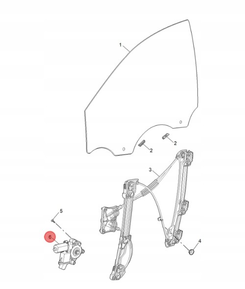 MG OE 11569528 Двигун склопідйомника правий передній mg s5 ev