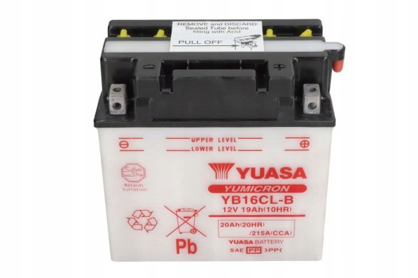 Yuasa YB16CL-B Завантажувальний акумулятор yb16cl-b yuasa