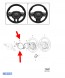 Volvo OE ДЕКОРАТИВНА ПАНЕЛЬ КЕРМА ДЛЯ VOLVO XC90 2016- OEM/OE 39825357