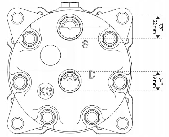 CHINA 8027z Компресор тип sanden 7h15 8027 кейс new holland