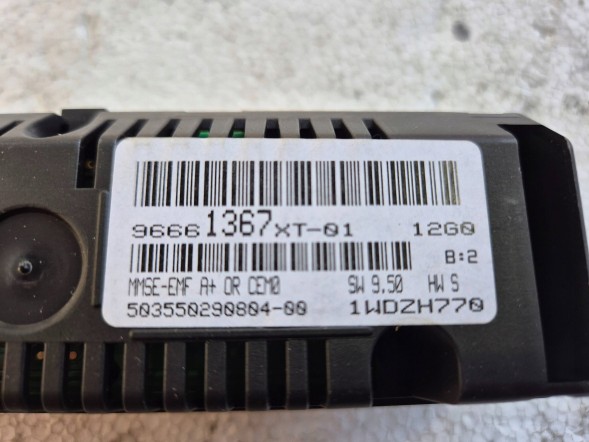 Citroen OE Дисплей радіо EMF A+ 96661367XT / 9666136777 Citroen C3 Picasso 207 CC