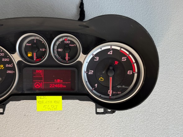 Alfa Romeo OE ЛІЧИЛЬНИК ПРИЛАДОВА ПАНЕЛЬ СПІДОМЕТР ALFA ROMEO MITO A2C84351501 50531027 VDO
