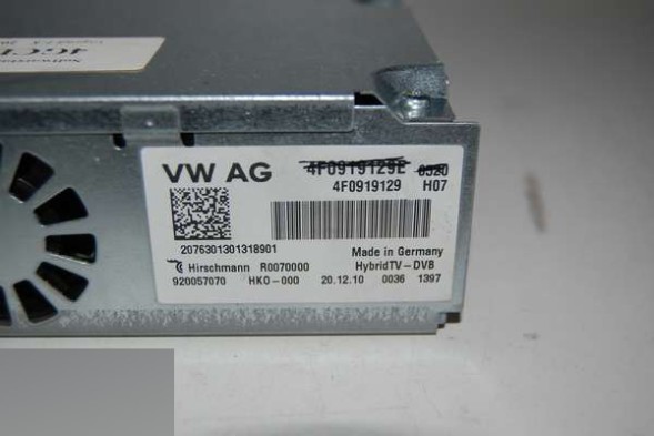 Audi OE 4F0919129 AUDI A4 A6 A8 AUDI A4 A6 A8 4F0919129 ЦИФРОВИЙ ГІБРИДНИЙ ТВ ТЮНЕР