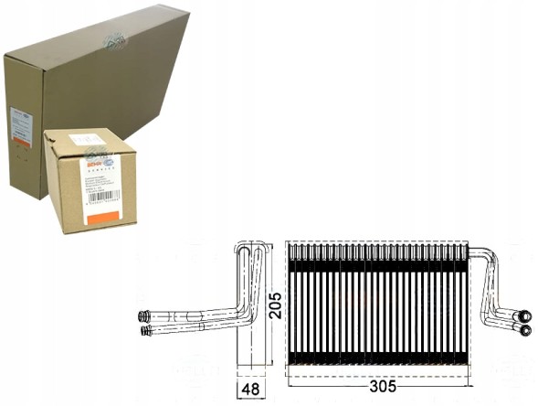 Behr Hella Service BRH8FV 351 331-261(HQ) ВИПОРНИК КОНДИЦИОНЕРА BMW 1 (E81) 1 (E82) 1 (E87)